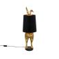 Preview: Voß Design Hiding Bunny® gold/schwarz - schicke Hasenlampe